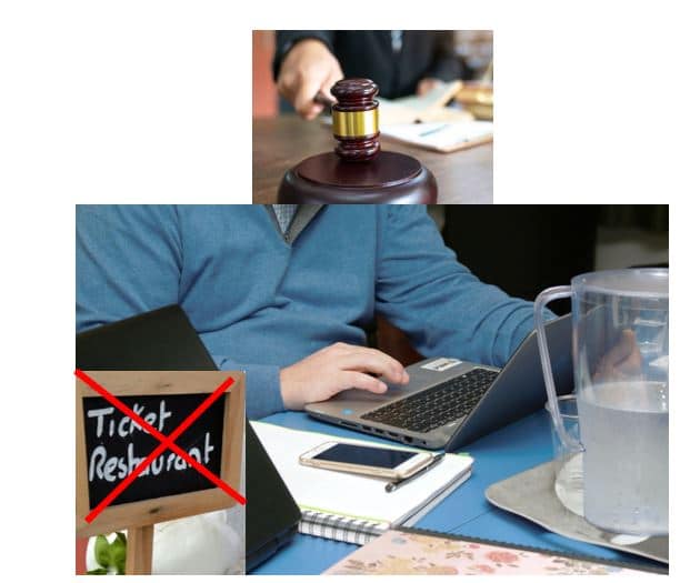 Télétravail et bénéfice des titres-restaurant : un jugement de première instance en rejette l’attribution aux salariés placés en télétravail !
