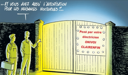 En pratique  au quotidien : la pose, par un artisan, d’un panneau publicitaire sur la propriété d’un particulier chez lequel il effectue des travaux est-elle réglementée ?