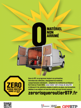L’OPPBTP lance une campagne nationale inédite pour prévenir le risque routier : participez aux webinaires gratuits !